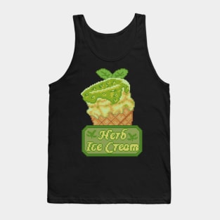 Resident Evil Herb Ice Cream Pixel Art Tank Top